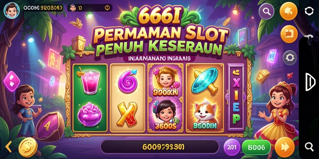 Tampilan gameplay atraktif dari 666I dengan berbagai tema Slot.