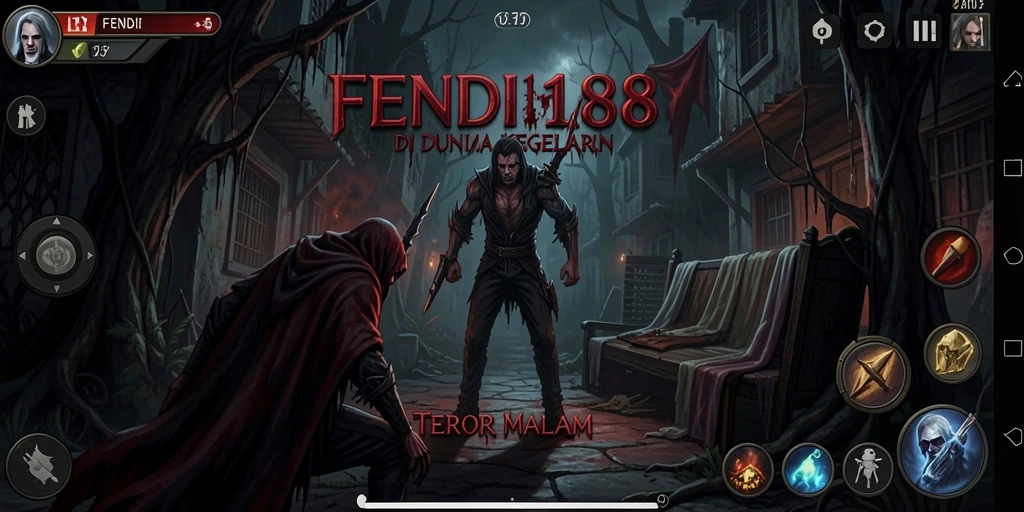 Gameplay FENDI188 yang menakutkan dengan suasana gelap dan mencekam.