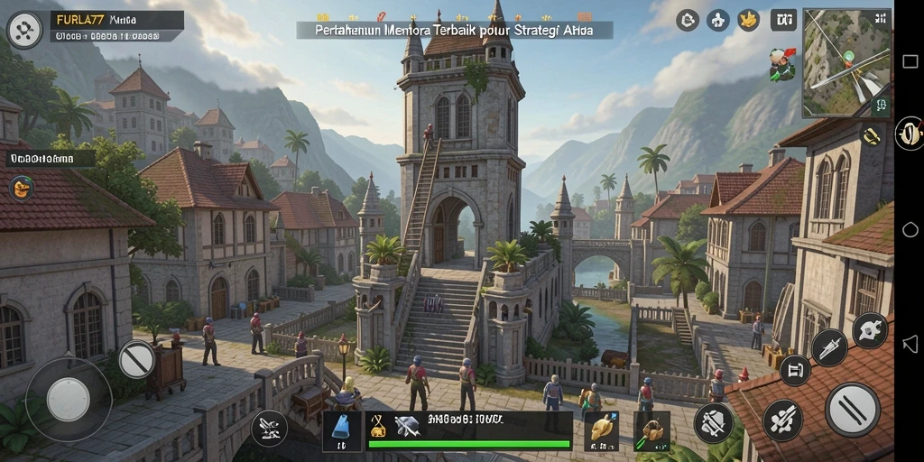 Screenshot FURLA77 menampilkan aksi seru dalam gameplay Tower Defense.