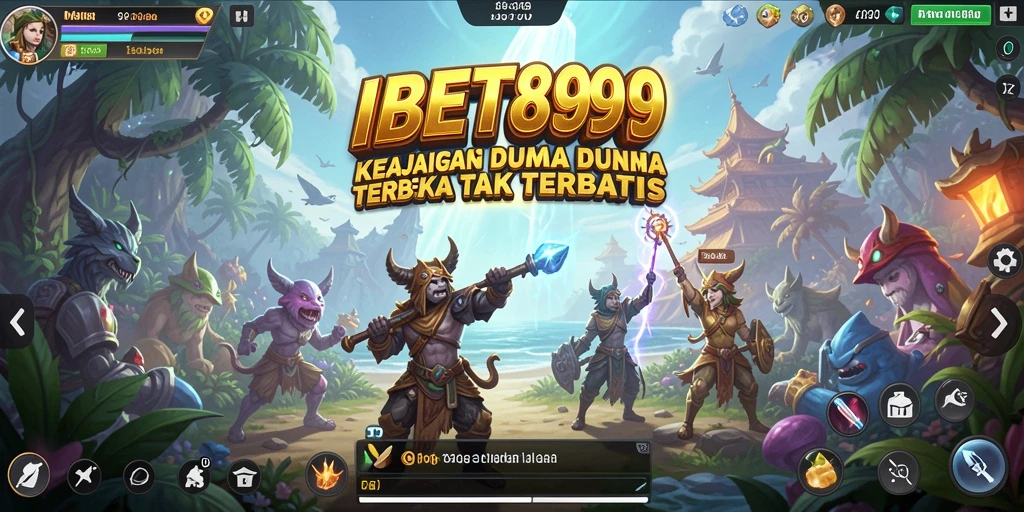 Tampilan gameplay IBET899 yang menampilkan eksplorasi dunia terbuka.