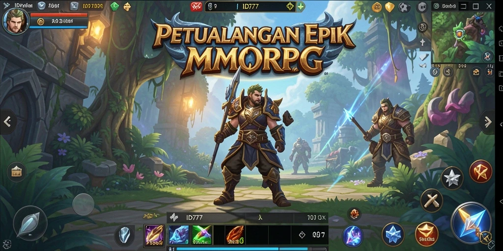 Menampilkan aksi seru dalam gameplay ID777 yang mendebarkan.