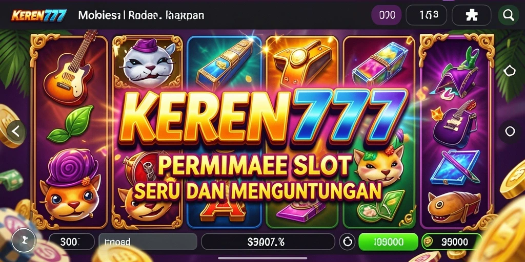 Tampilan gameplay menarik dari KEREN777 yang memukau.