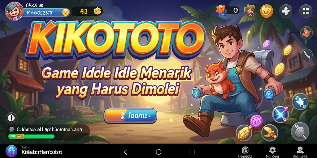 Screenshot KIKOTOTO menampilkan gameplay Idle yang menarik.