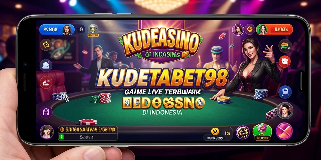 Screenshot gameplay KUDETABET98 menampilkan dealer yang sedang melayani pemain dengan profesional.