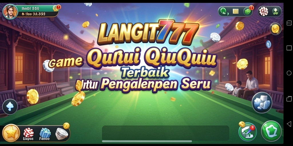 Tampilan gameplay QiuQiu yang seru dan interaktif.