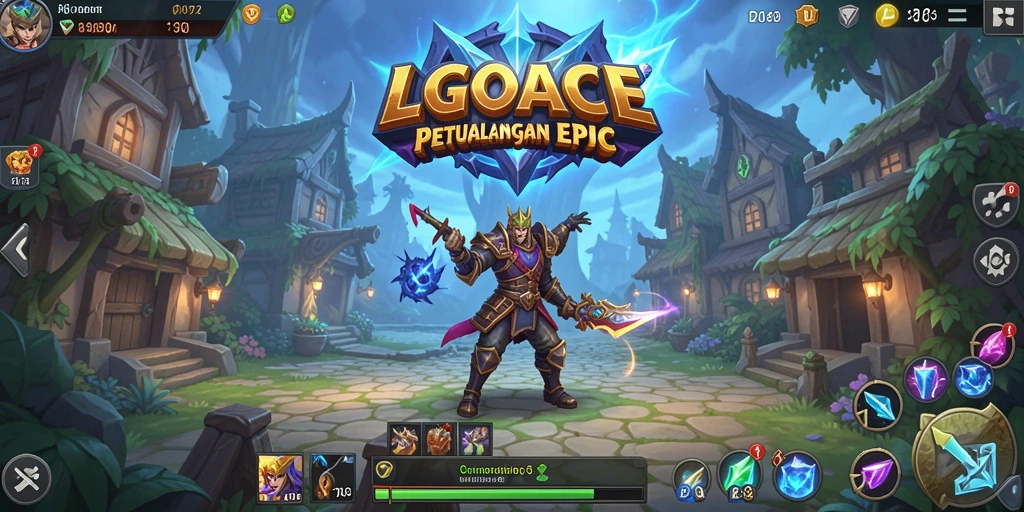 Tampilan gameplay menarik dari LGOACE dengan pertempuran seru.