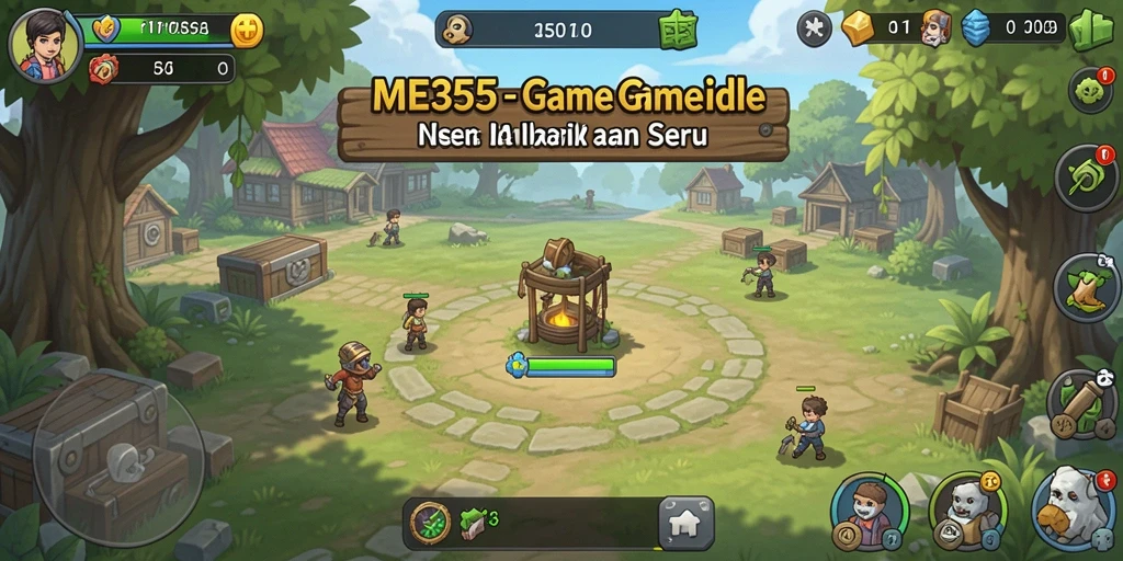 Tampilan gameplay ME355 yang menarik dan seru saat bermain Idle.