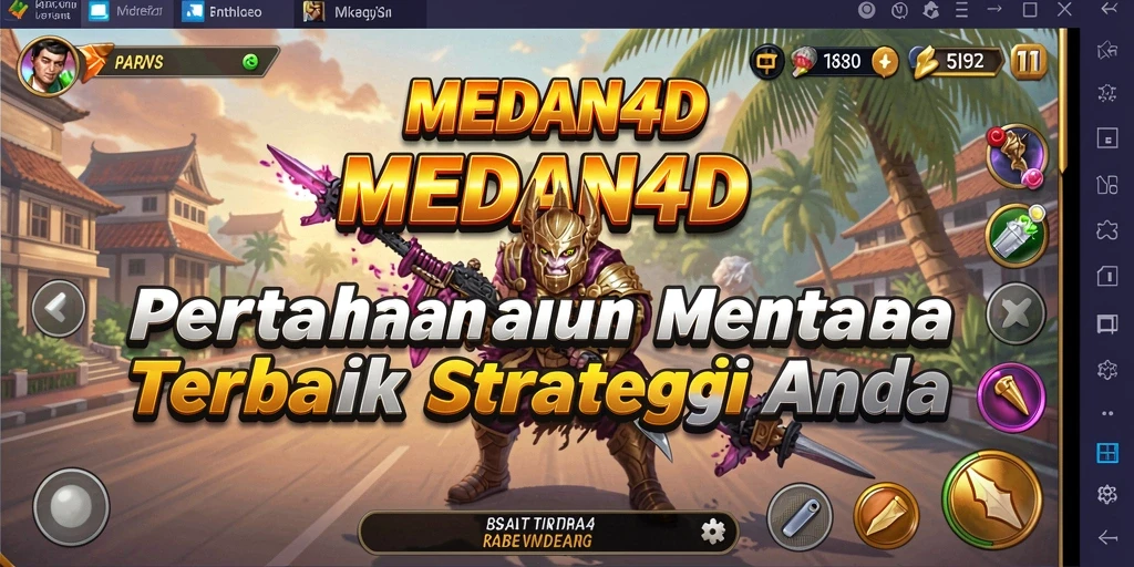 Tampilan menarik gameplay Tower Defense MEDAN4D dengan strategi yang mendebarkan.