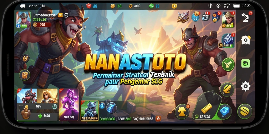 Tangkapan layar gameplay NANASTOTO dengan aksi strategi yang seru.