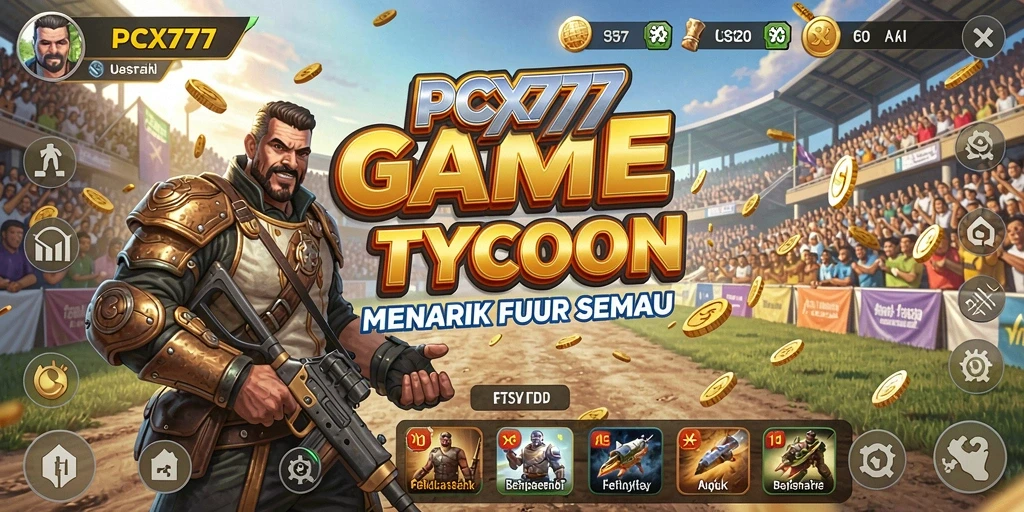 Tampilan gameplay PCX777 yang menarik dan penuh strategi.