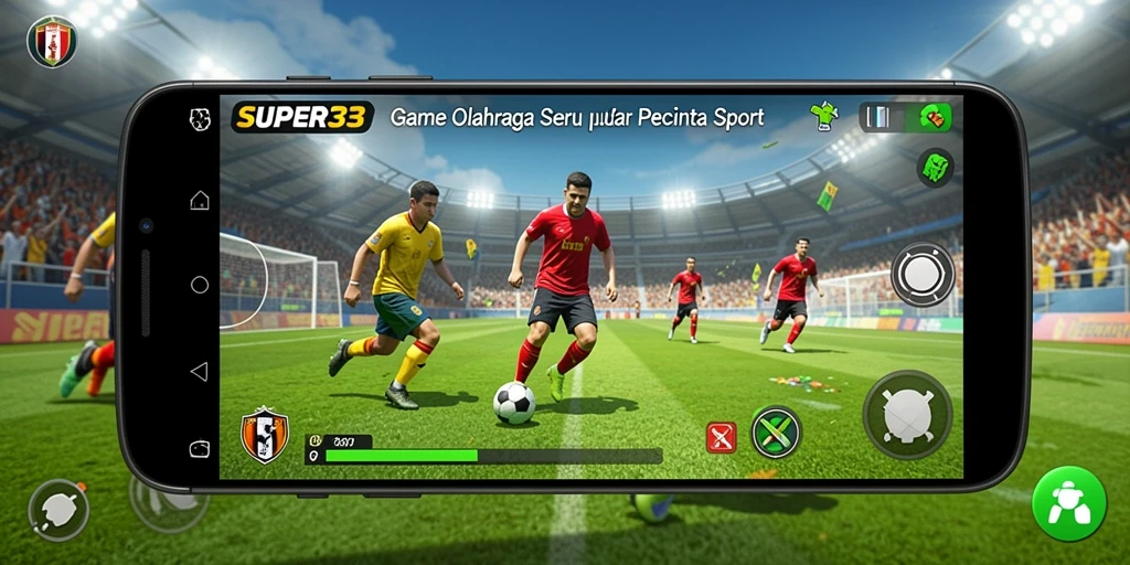 Screenshot dari gameplay <strong>SUPER33</strong> yang menunjukkan aksi olahraga seru.