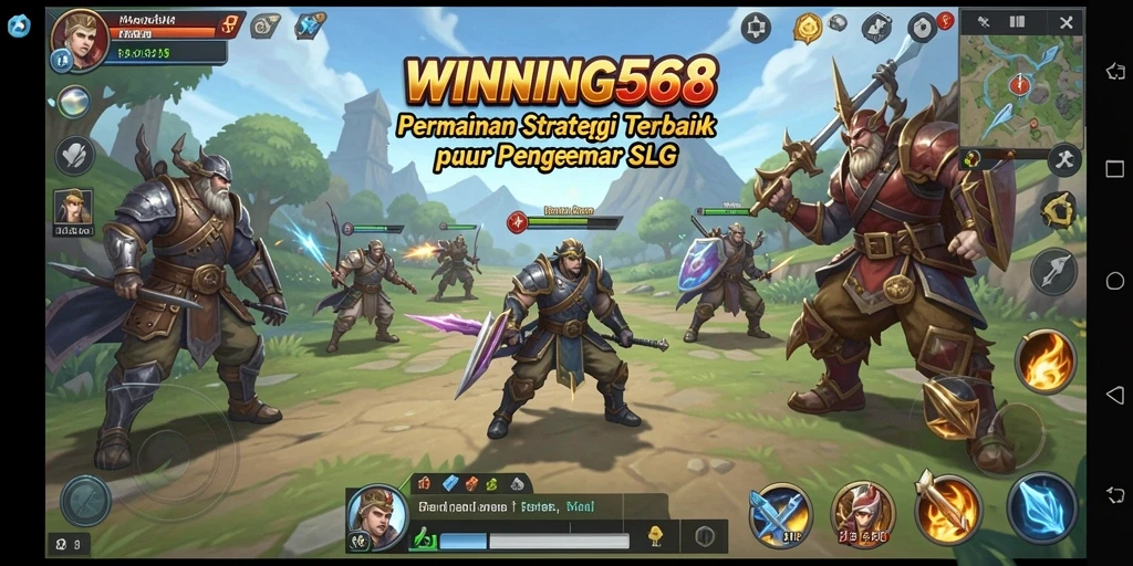 Tampilan mendebarkan dari gameplay WINNING568 dalam aksi strategi SLG.