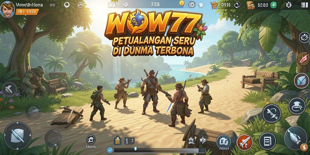 Tampilan gameplay WOW77 di dunia terbuka yang menawan.